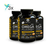 3 x Omega Plus 790 Mg, 3 x 180 capsulas, wellplus