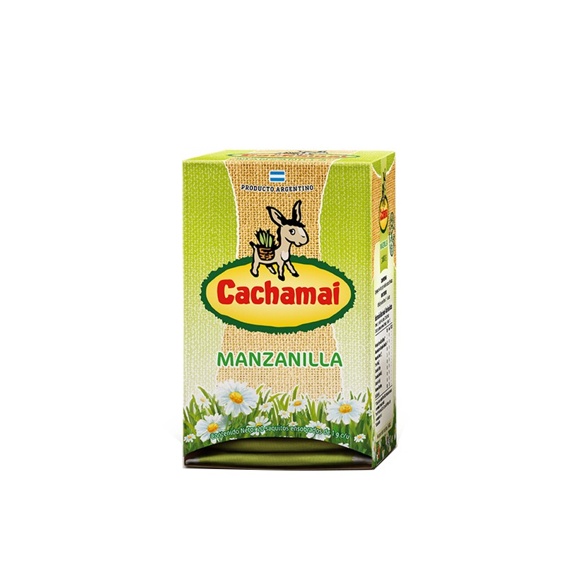 Infusión de Manzanilla, 20 Bolsitas, Cachamai – chilebefree