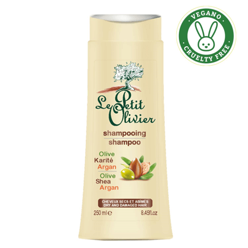 Shampoo de Cuidado Cabello Seco y Dañado, 250 ml, marca Le Petit Olivier