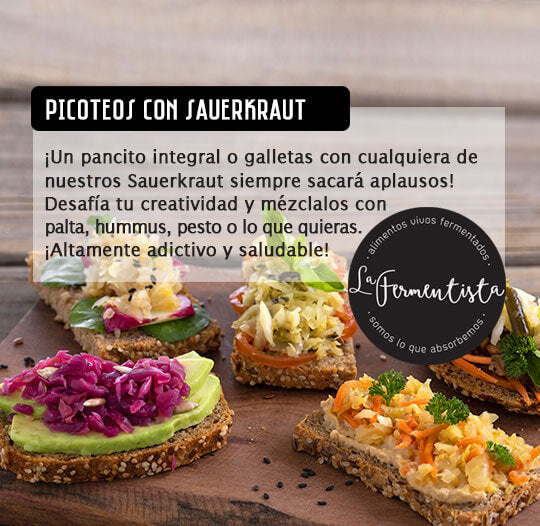 Fermento Sauerkraut Purpura, 640 gr, marca La Fermentista