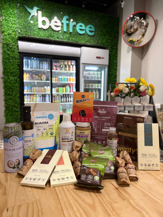 Productos keto en Be Free