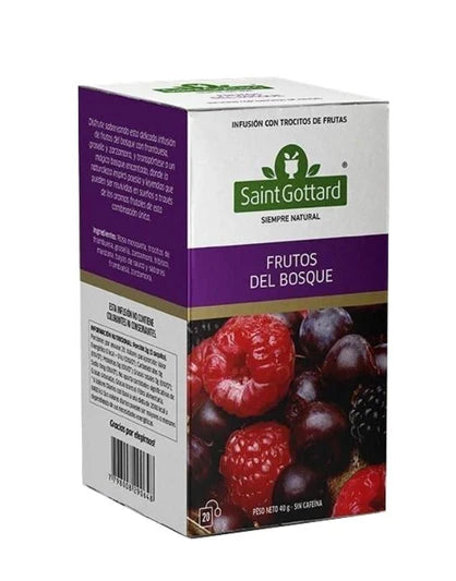 infusion frutos del bosque, 20 uni, saint gottard