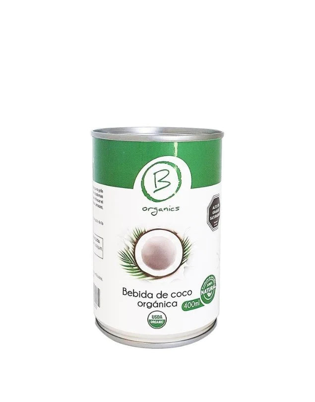 Leche de Coco Organica, 400 gr, Be Organics