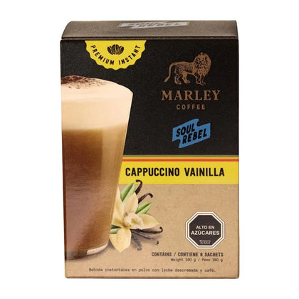 cappuccino vainilla soul rebel, 8 sachets, marley