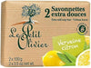 Jabón Sólido Verbena y Limón Pack | 2x100g — Le Petit Olivier