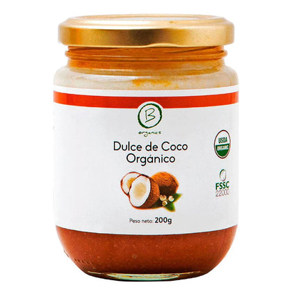 Dulce de Coco Organico, 200 gr, Be Organics