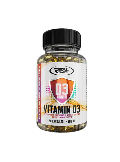 Vitamina D3 4000 Iu, 60 cap, Real Pharm