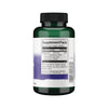 Rótulo trasero con la tabla Supplement Facts del Triple Magnesio 400 mg Swanson