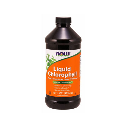 Clorofila menta líquida, 473 ml, Now