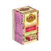 Caja Basilur Fruit Infusions Vol. IV en ángulo con el costado lateral