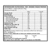 Información nutricional 100% Women Vegan Protein Foodtech frutos del bosque