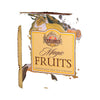 Tea Book Magic Fruits de Basilur en ángulo, lata con forma de libro