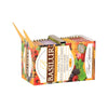 Caja Basilur Fruit Infusions Vol. I abierta con los sobres de infusión