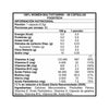 Tabla nutricional de 100% Women Multivitamins Foodtech 90 cápsulas