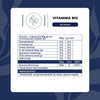 Información nutricional e ingredientes de Vitamina B12 Karun Life