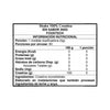 Tabla de información nutricional de Shaks 100% Creatina sin sabor 300 g