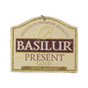Lata dorada Basilur Present Gold de 100 g, vista frontal