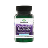 Frasco de Picolinato de Cromo Swanson 200 mcg con 100 cápsulas, vista frontal