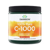 Frasco de vitamina C en polvo Swanson de 454 g, vista frontal