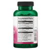 Rótulo posterior con información nutricional del Cranberry Swanson