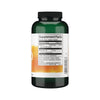 Rótulo trasero con información nutricional de la vitamina C 1000 mg Swanson
