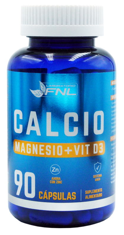 Calcio Magnesio Vitamina D3, 90 cap, Fnl