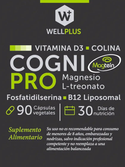 Cogni Pro, 90 capsulas, wellplus