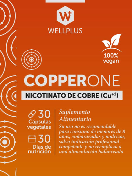 copper one, 30 cap, wellplus