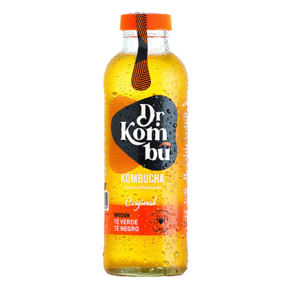 kombucha original te verde y te negro, 475 ml, dr kombu