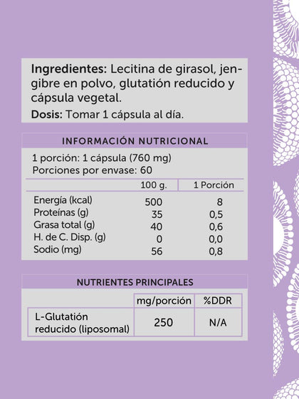 L-Glutation Liposomal, 60 cap, wellplus