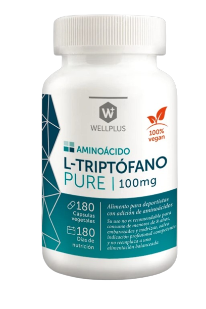 L-Triptofano Pure, 180 cap, wellplus