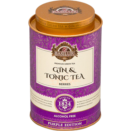 gin tea purple berries en piramides, 25 uni, basilur