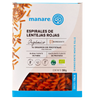 espirales de lentejas rojas organicos, 250 gr, manare