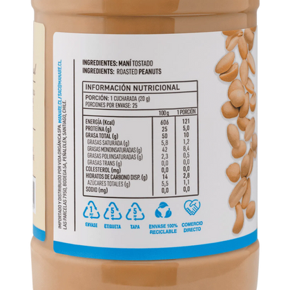 Mantequilla de Mani, 500 gr, marca Manare