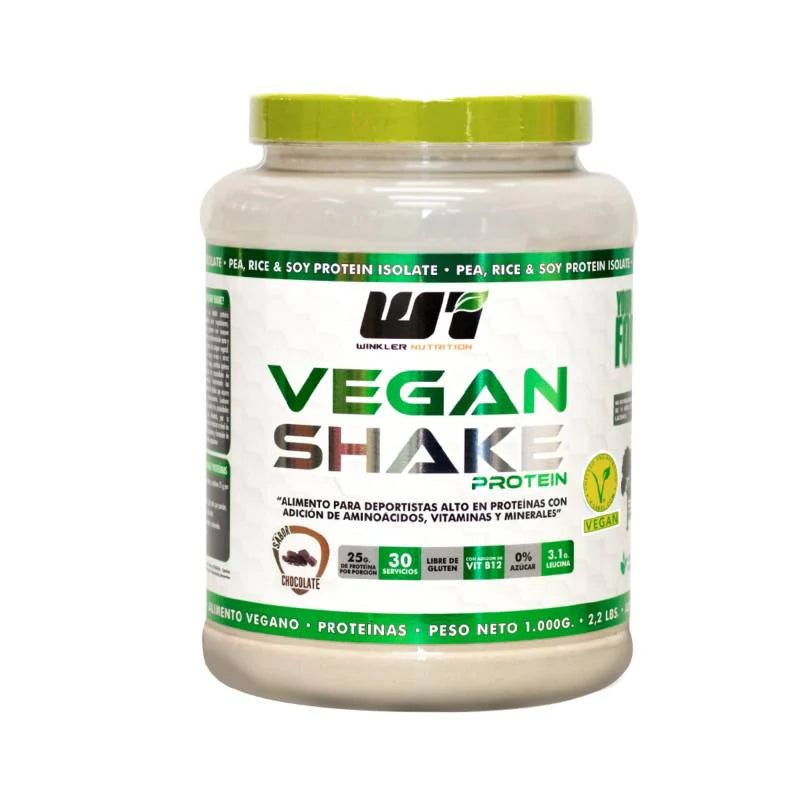 vegan shake chocolate, 1 kilo, winkler nutrition