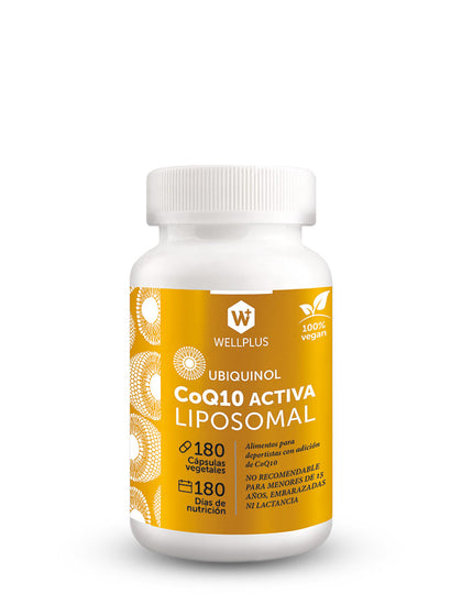 ubiquinol coq10 activa liposomal, 180 cap, wellplus