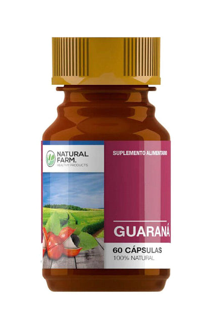 guarana, 60 cap, natural farm