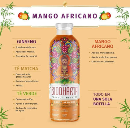 Infusion Mango Africano, 475 ml, Siddharta