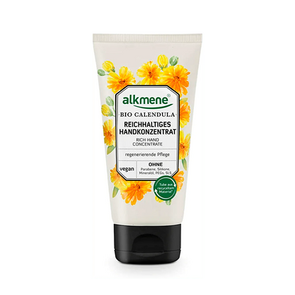 crema de manos secas calendula organica, 75 ml, alkmene