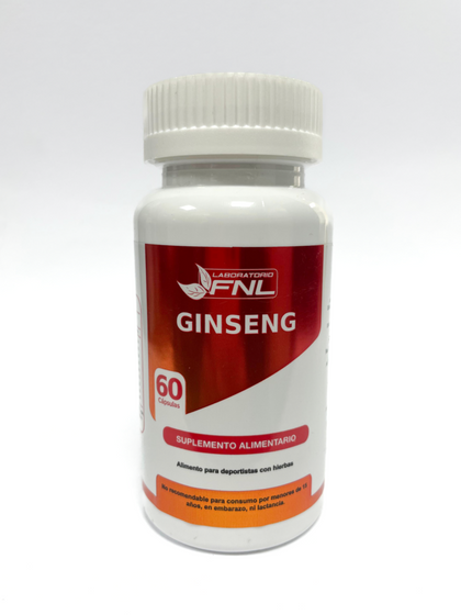 Ginseng en capsulas de 280 mg, 60 cap, Fnl