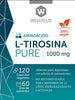 l-tirosina pure, 120 cap, wellplus