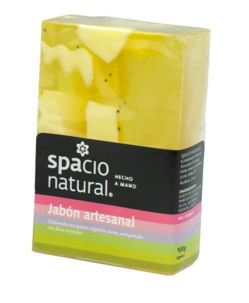 Jabon Artesanal Papaya, 100 gr, Spacio Natural
