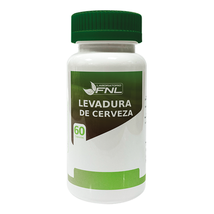 Levadura de Cerveza 280 mg en cápsulas, 60 Cap, marca Fnl