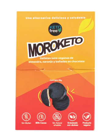 Moroketo Galleta Keto Vegana, 48 gr, Keto Free