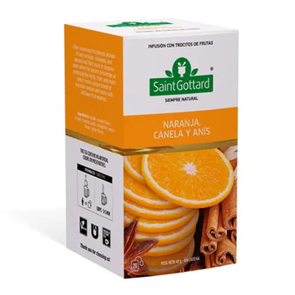 infusion naranja canela y anis, 20 uni, saint gottard
