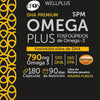 Omega Plus 790 mg | 180 Cápsulas