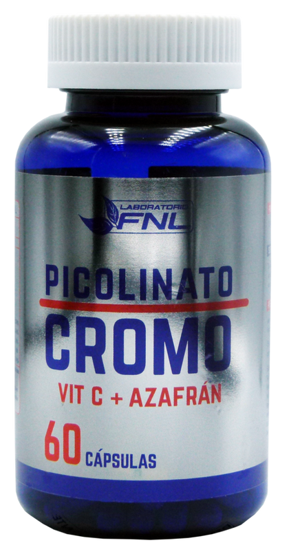 picolinato de cromo vit c azafran, 60 cap, fnl