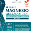 Triple Magnesio Quelado + Zinc | 120 Cápsulas