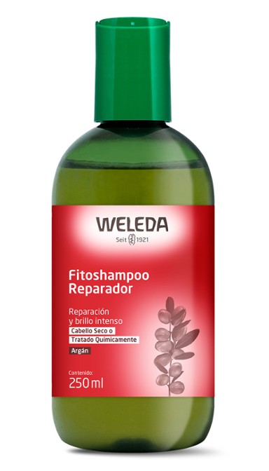 fito shampoo argan reparador, 250 ml, weleda