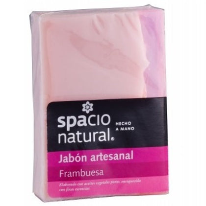 Jabon Artesanal Frambuesa, 100 gr, Spacio Natural
